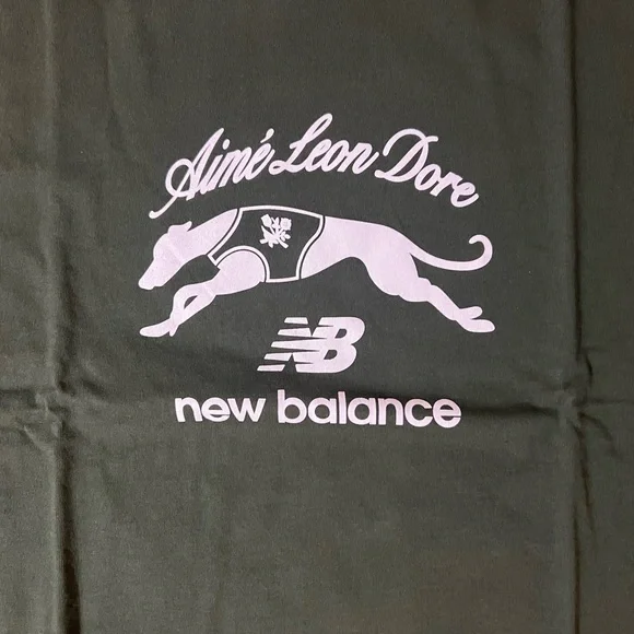 Aime Leon Dore ALD / New Balance 997 Logo Tee Kombu Green T-Shirt Men’s Size XXL - Picture 2 of 8